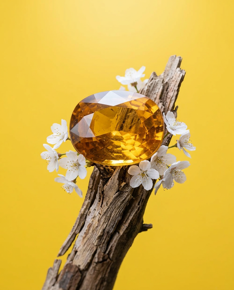 2.17ct Oval Fanta Orange Spessartine Garnet from Namibia, premium single gemstone by SkyJems Canadian gem specialists