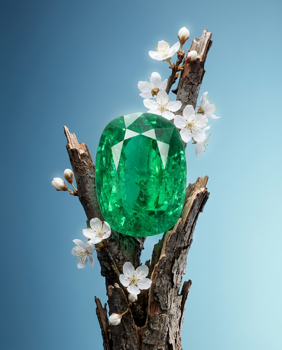 2.03ct Cushion Green Emerald from Zambia, GIA Certified Natural Beryl by SkyJems, premium Canadian gemstone specialists