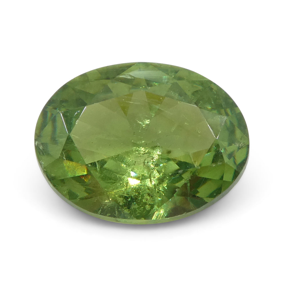 1.91ct Oval Green Demantoid GIA Certified Unheated - Skyjems Wholesale Gemstones