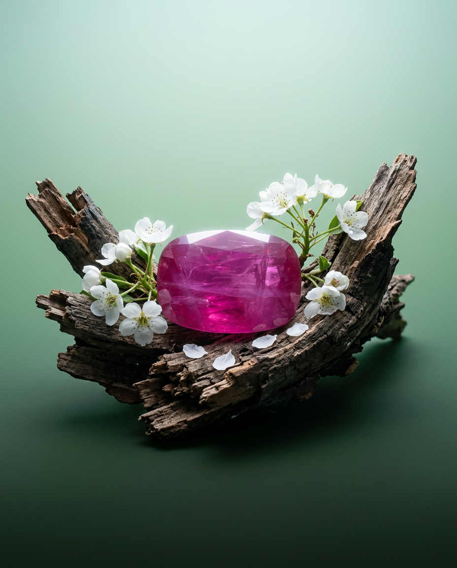 1.86ct Purplish Red Cushion Ruby from Vietnam, GIA Certified Unheated Natural Gemstone by SkyJems