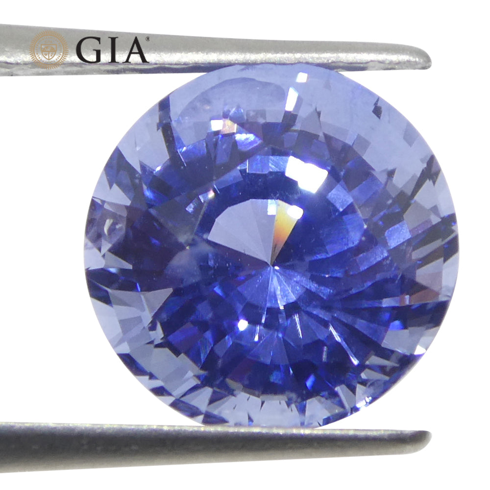 4.03ct Round Blue Sapphire from Sri Lanka, GIA Certified Natural Gemstone by SkyJems Canadian Gem Experts