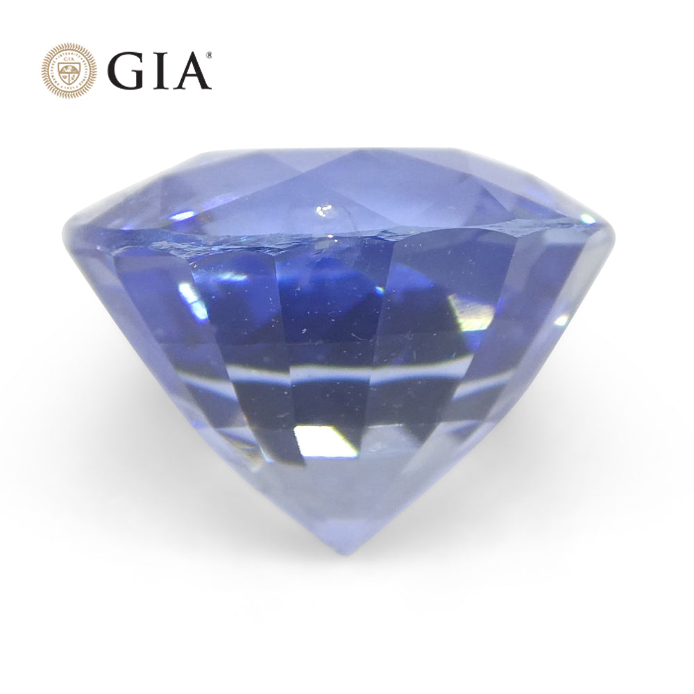 4.03ct Round Blue Sapphire GIA Certified Sri Lanka - Skyjems Wholesale Gemstones