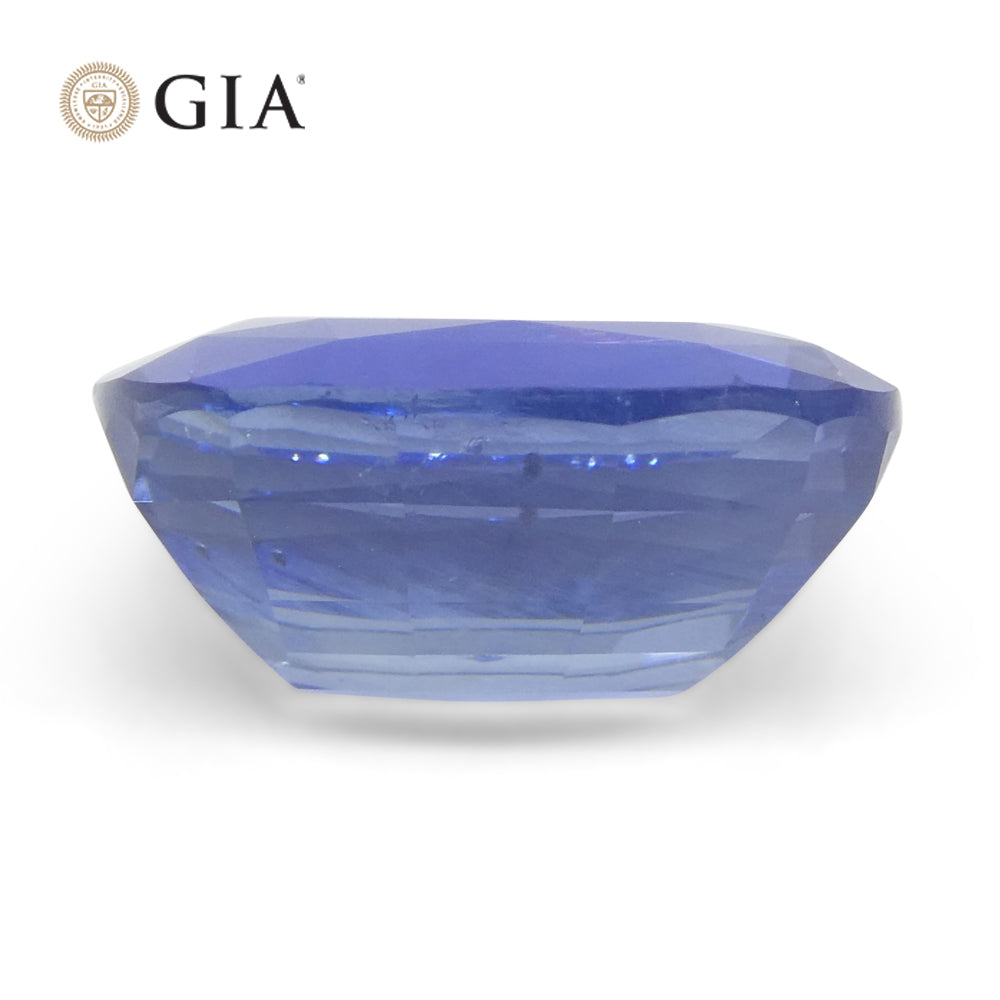 5.09ct Cushion Blue Sapphire GIA Certified Sri Lanka Unheated - Skyjems Wholesale Gemstones