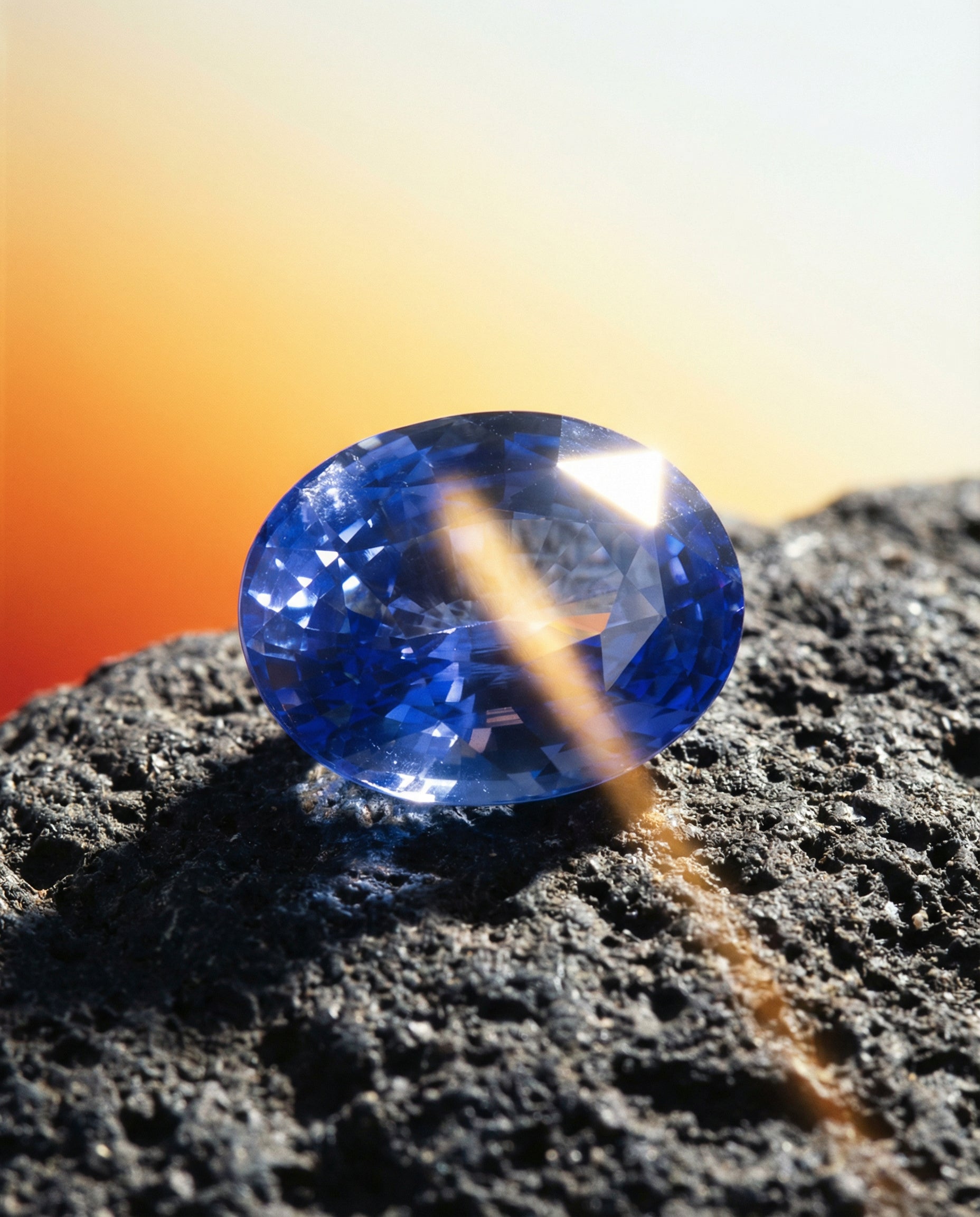 6.52ct Oval Blue Sapphire from Sri Lanka, GIA certified natural gemstone by SkyJems, premium Ceylon blue corundum