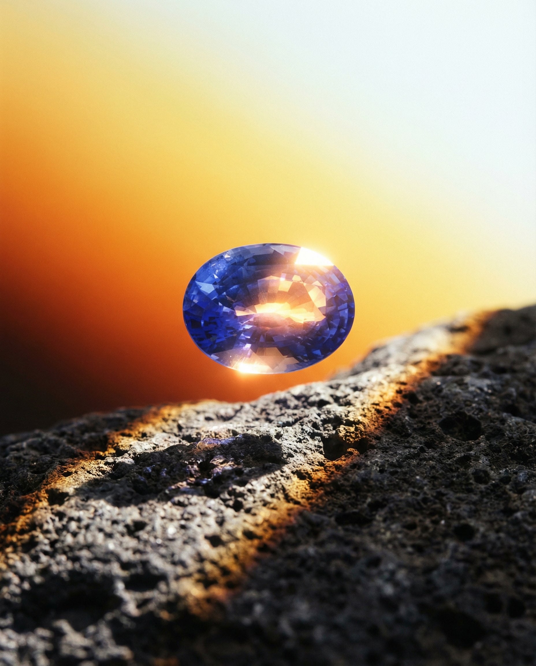 6.52ct Oval Blue Sapphire from Sri Lanka, GIA certified natural gemstone by SkyJems, premium Ceylon blue corundum