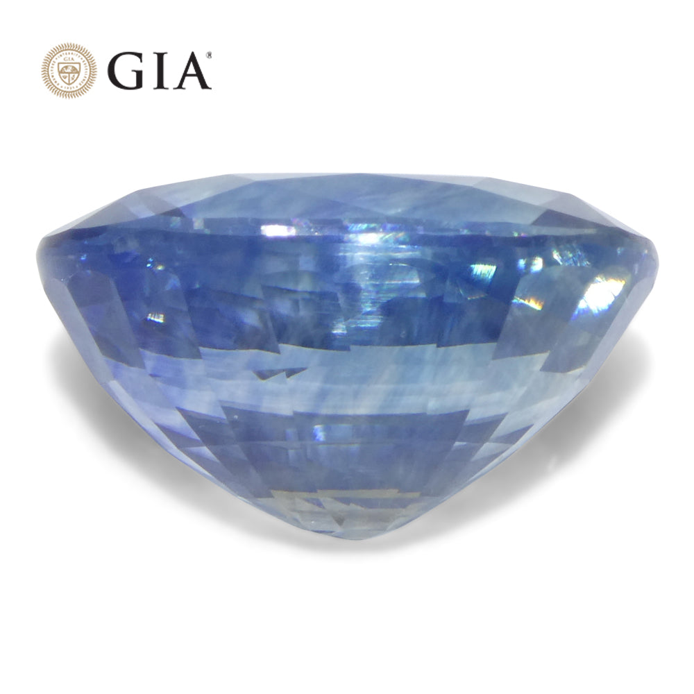 14.12ct Oval Blue Sapphire GIA Certified Madagascar - Skyjems Wholesale Gemstones