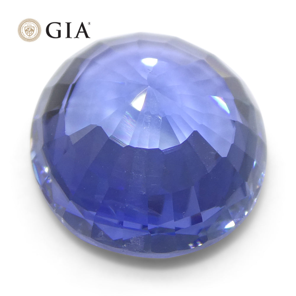 5.79ct Oval Blue Sapphire from Sri Lanka, GIA certified natural gemstone by SkyJems, premium Ceylon blue corundum