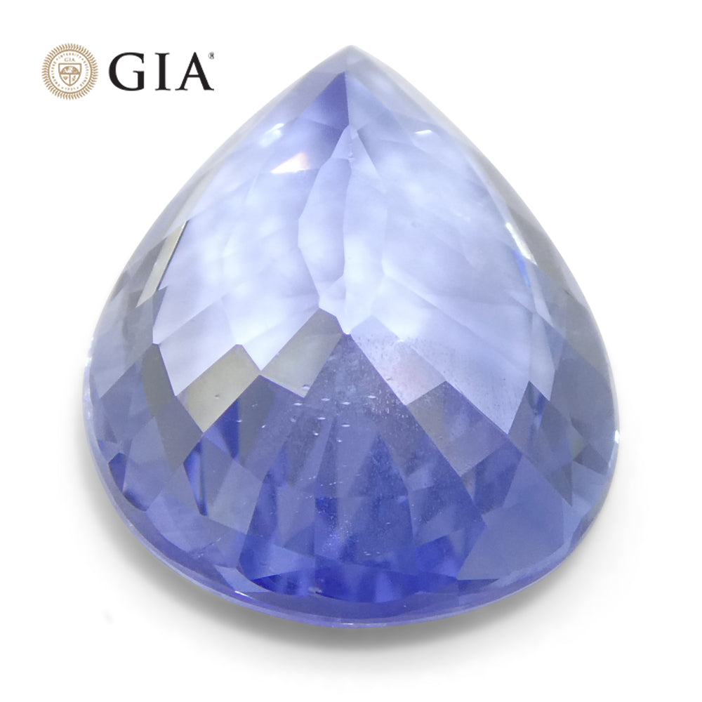10.62ct Pear Blue Sapphire GIA Certified Sri Lanka - Skyjems Wholesale Gemstones