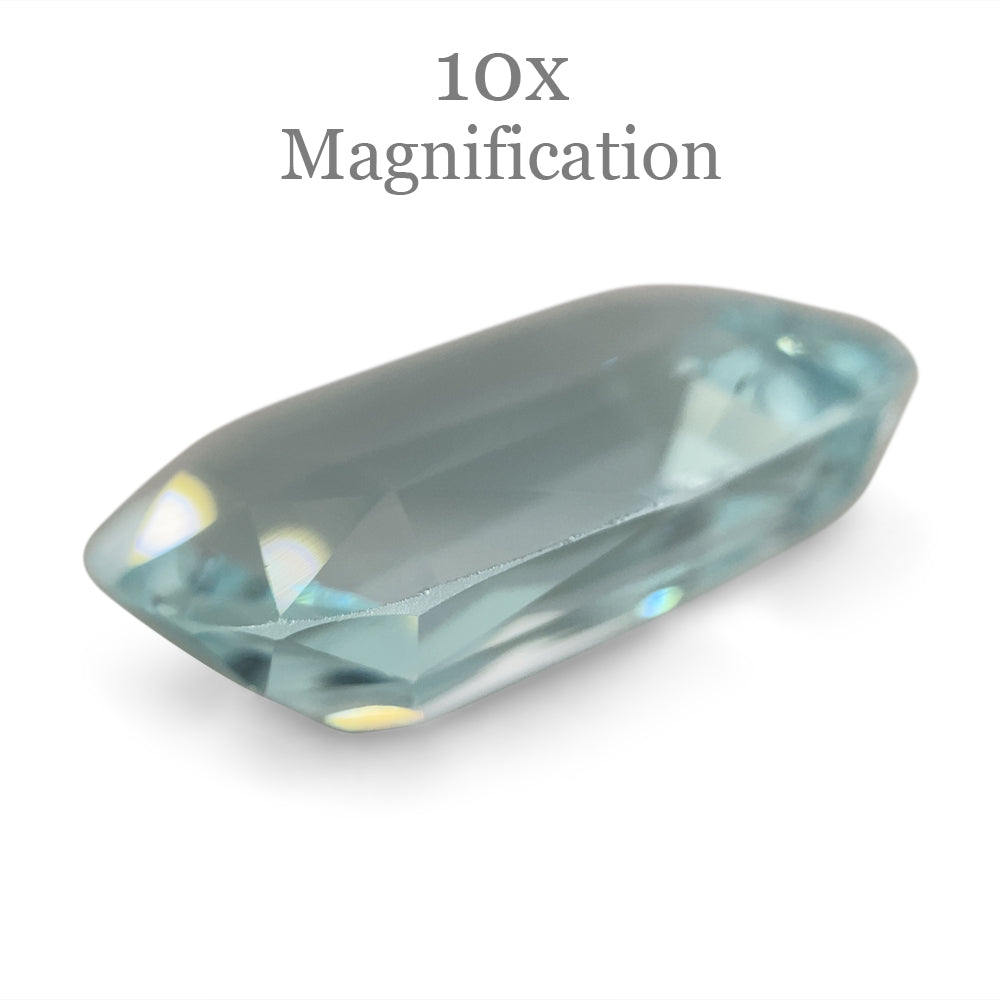 Stunning 15.84ct Brazilian Cushion Aquamarine, GIA Certified Blue Gemstone from SkyJems' Premium Collection