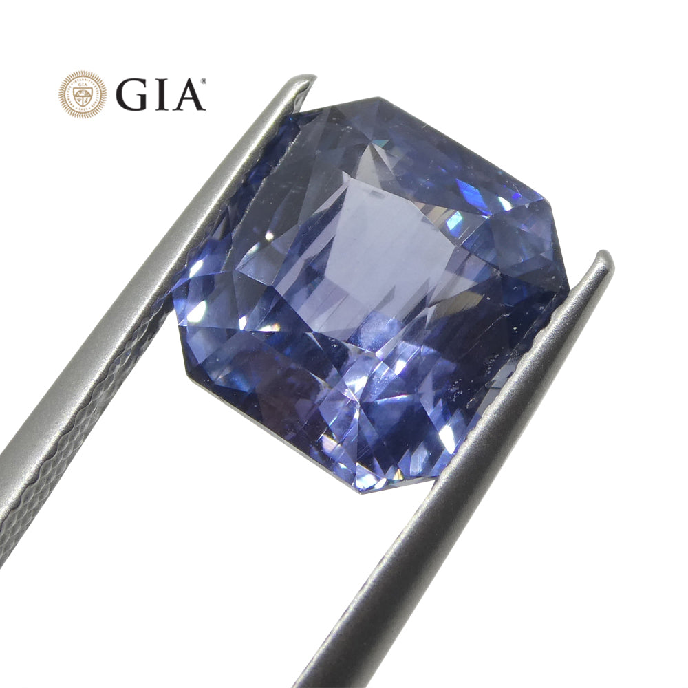 Sapphire 6.98 cts 9.96 x 9.69 x 7.36 mm Octagonal Blue changing to Purple $30000
