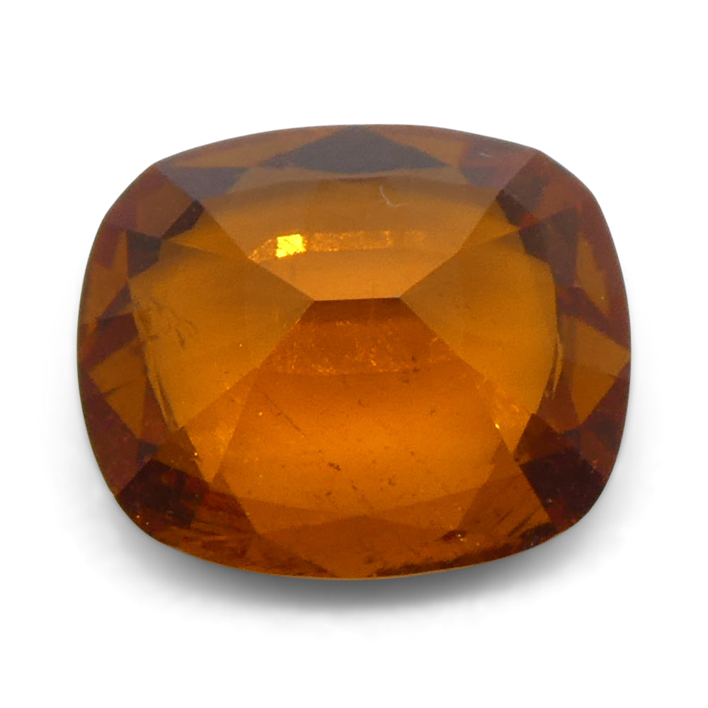 1.82ct Rectangular Cushion Fanta Orange Mandarin Spessartite/Spessartine Garnet from Namibia - Skyjems Wholesale Gemstones
