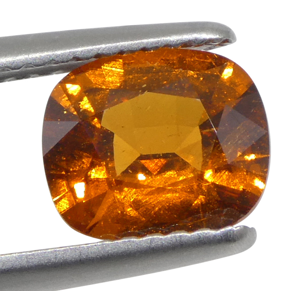 1.82ct Rectangular Cushion Fanta Orange Mandarin Spessartite/Spessartine Garnet from Namibia - Skyjems Wholesale Gemstones