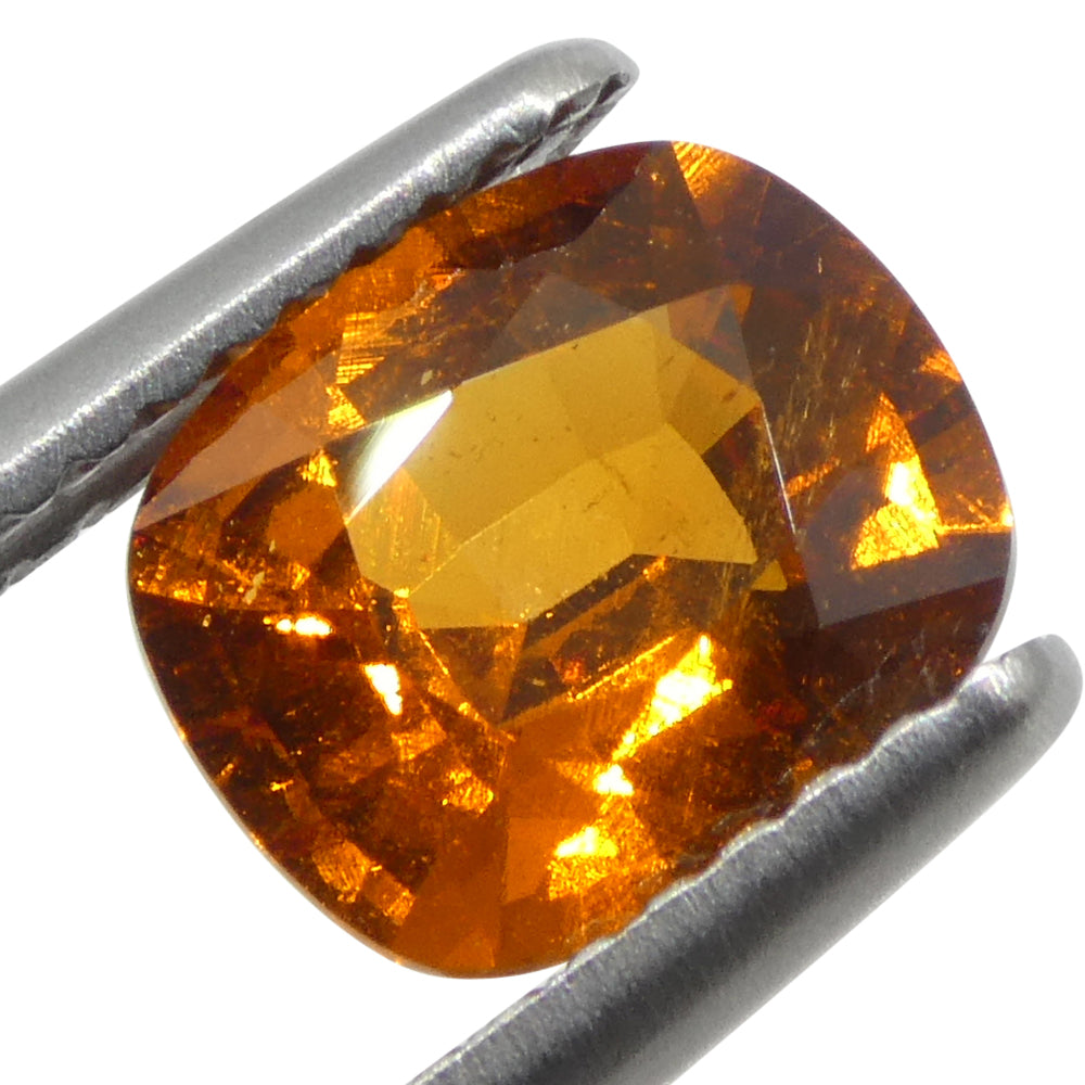 1.82ct Rectangular Cushion Fanta Orange Mandarin Spessartite/Spessartine Garnet from Namibia - Skyjems Wholesale Gemstones