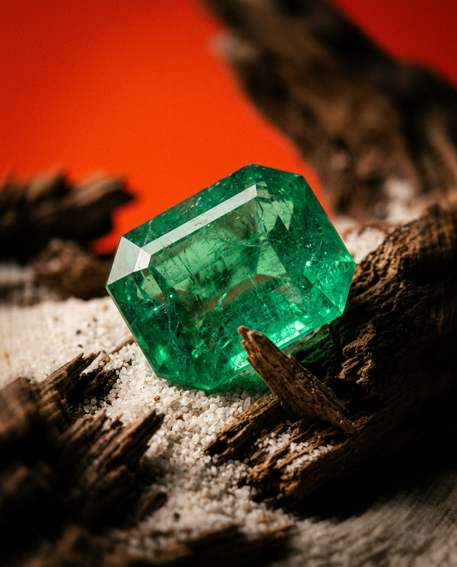 5.25ct Zambian emerald octagonal cut, vivid green, minor inclusions, GIA certified — Skyjems