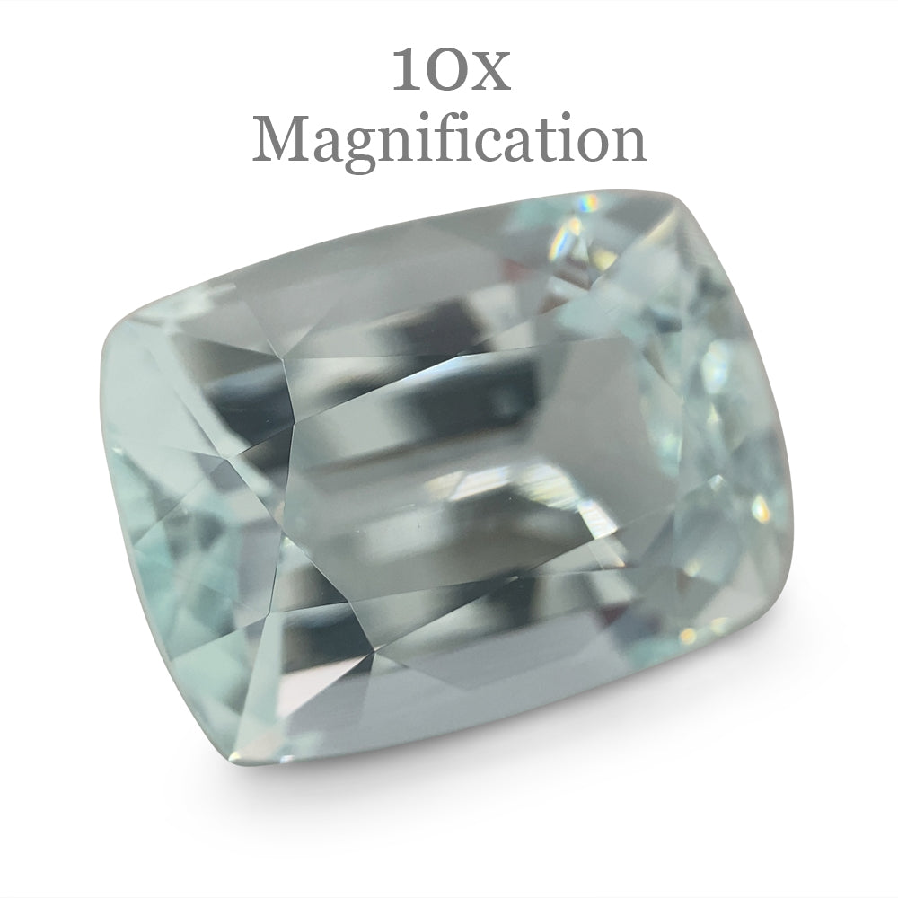 16.1ct Brazilian Cushion Aquamarine, light blue beryl gemstone from SkyJems' premium loose stone collection