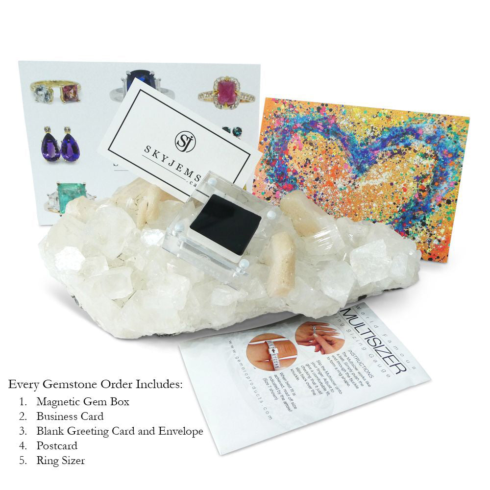 1.48ct Rectangular Cushion Green Mint Garnet from Tanzania - Skyjems Wholesale Gemstones